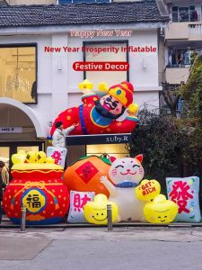 New Year Celebration Atmosphere Decorative Inflatable Props Large