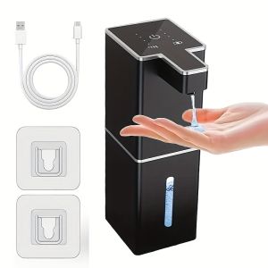 400ML Large Capacity Light Display 4-Levels Adjustable Foam/Liquid Modes Touchless Electric Automatic Smart Sense Soap Dispenser