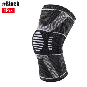 1/2Pcs Knee Sleeves with Side Stabilizers & Patella Gel Pad Compression Knee Support Brace for Men Women Sports Leg Pain Relief