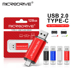 Type C USB Flash Drive Micro OTG Pen Drive 128MB 1GB 2GB 4GB 8GB 16gb 128GB 100GB 64GB 32GB Pendrive High Speed USB Stick
