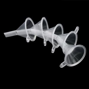 In Stock Transparent Mini Funnel Subpackaging Tools Such as Perfume Essential Oil Lotion Makeup Eyelash Lip Gloss Eyeliner Etc.