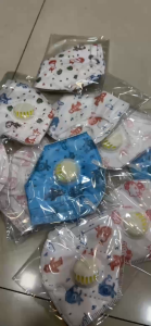 Khẩu Trang Trẻ Em N95 5 Lớp Có Van – Hộp 10 Cái Thiết Kế Thông Minh Mềm Mại Dễ Thở Không Đau Tai