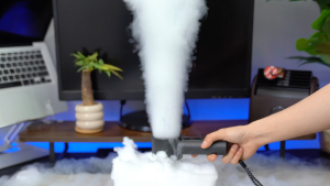 Sothing Engine Ice Powerful with Ice Cooling Pad Handheld Fan 100 Stepless Speeds 30dB Ultra-Quiet Turbo Fan