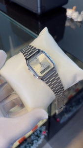 CASIO นาฬิกาผู้หญิง รุ่น AQ-230A-7AMQY วัสดุสเตนเลสสตีล สีเงิน คาสิโอ