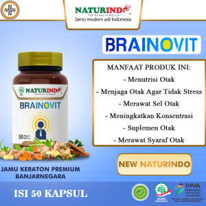 BRAINOVIT OBAT HERBAL SYARAF KEPALA TREMOR NUTRISI OTAK SUPLEMEN OTAK