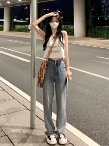 SHUQINGLAI | Cotton Sleeveless Sporty T-Shirt