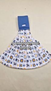Risyababystore Gendongan kaos geos instan samping geos busa pundak gendongan bayi