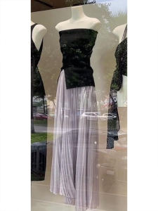 Trang Phục Mùa Hè Gợi Cảm Trọn Bộ Váy Nửa Dài Màu Tím Với Cổ Áo Ngắn Tay Chữ A Váy Chữ A Hợp Thời Trang Và Đẹp Trai