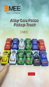 12pcs Party Gift Alloy Cars Police Pickup Truck for Party Gift-Loot bag Filler