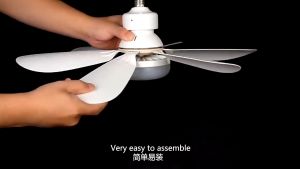 [Lowest Price] Ceiling Fan Light Tri-Color Bulb Socket Replaceable Bulb Remote 30W/40W Exhaust Fan Blade
