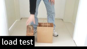 Kraft Paper Bag Reusable Gift Bag Colours Birthday Large Space Gift Bag Tote Bag 1 Piece