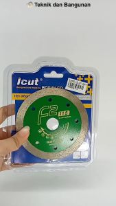 Diamond Wheel 4 Mata Potong keramik basah Bosun F2 4.0" 115