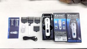 Kemei KM-232 Professional Portable Cordless Pet Hair Trimmer Rechargeable Mini Pet Hair Trimmer For Dog/Cat Electric USB Fast Charging Razor For Pet Dog