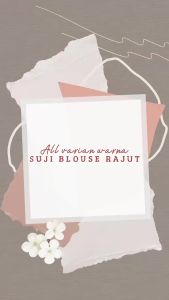 Blouse Rajut Suji Strip | Atasan Wanita Rajut Premium