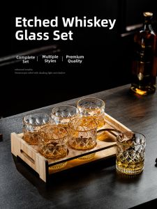 ZHUXI | Luxurious Aesthetic Home Use Whisky and Beer Glass Set