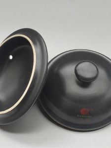 Thick Ceramic Soup Pot Lid Single Cover Stone Pot Earth Pot Braising Pot Cover Accessories Universal Kitchen Cooking Utensils