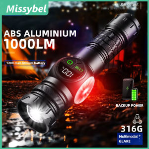 ไฟฉาย LED กลางแจ้งที่การซูมประสิทธิภาพสูงที่สุดไฟฉายเลเซอร์สีขาวไฟฉายซูมที่สามารถชาร์จใหม่ได้ USBแสงระยะไกลตะเกียงตั้งแคมป์