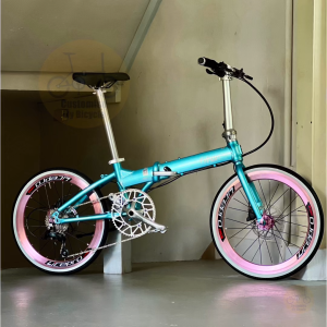 🩵 Folding Bike Fnhon Blast 22” • 𝗠𝗥𝗧/𝗕𝘂𝘀-𝗙𝗿𝗶𝗲𝗻𝗱𝗹𝘆 Shimano 9s 𝗙𝗿𝗲𝗲𝗯𝗶𝗲𝘀 Litepro 𝗟𝗶𝗴𝗵𝘁𝘄𝗲𝗶𝗴𝗵𝘁 Tiffany Blue INNOVA Tyres Java Neo Takachia Foldie 10kg
