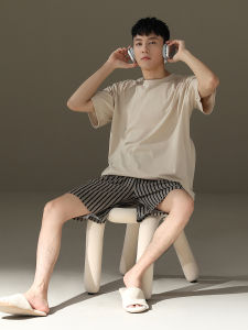 me home wear | Cotton Lightweight Round Neck Short Sleeve Youth Sleepwear