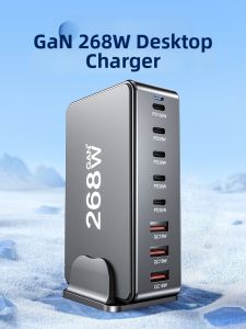 NUOMEIDA | Multiple Ports Gallium Nitride Desktop Charging Station Charger Universal