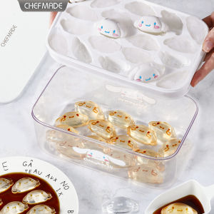CHEFMADE Cinnamoroll Ice Cube Tray Set Food-grade Silicone Ice Storage Box Ice Jelly Cake Chocolate Onigiri Mould Cartoon Storage Container CL5042