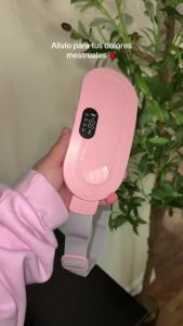 Đai Sưởi Điện Không Dây Di Động Với 3 Tốc Độ Rung Và Mức Độ Nhiệt Làm Nóng Nhanh Dùng Cho Massage Lưng Và Bụng