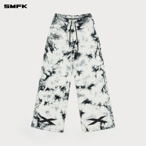 SMFK | Tie-Dye Training Loose-Fit Cotton Pants