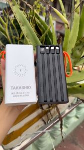 Sạc dự phòng không dây TAKASHIO mẫu mới 2024 dung lượng 50000mAh có tích hợp dải đèn led - qpstore