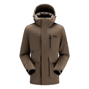 Jeep | Jeep Mens Down Jacket Ultra-Thick Winter Coat Warmth At -25 Degrees Waterproof Windproof Outdoor Travel Snow Sports