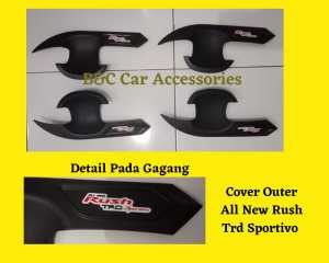 Cover Outer All New Rush TRD Sportivo Hitam Doff