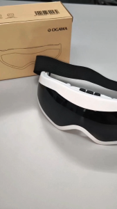OGAWA iVision Eye Massager Portable Eye Relaxation Massager with 9 Massage Modes 22 Silicone Massage Points