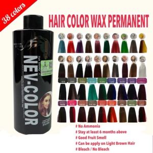 Permanent 200ml Hair Color Wax Concentrate Dye Liquid No.1-No.20