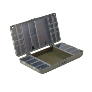 Adjustable Dividers Fishing Tackle Rig Box Sturdy Plastic Hair Rig Storage Case to Organize Carp Fishing Terminal Tackle