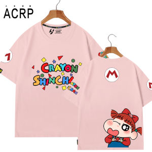 Super Mario and Shin-chan Anime T-shirt