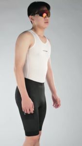 DAREVIE Cycling Shorts 2 Pockets 12mm 80kg/m³ Pad Training Level Mens Shorts 5cm Non Slip Leg Gripper Cycling Clothes For Men