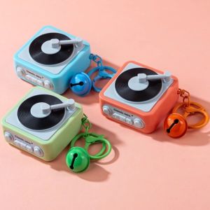 Retro Recorder Mini Portable Fun Music Box with Sound Decompression Ornament Keychain Schoolbag Small Pendant Friends Gifts