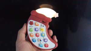 EZYLITTLES Smart Screen Mobile Phone LED Color Screen Toy Multi function Simulation Children Puzzle Early Education Toy