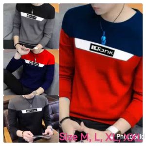 Promo Sweater Keren Kaos Pria ILtank Sweatshirt Cowok Elegan Crewneck Trendy Sweter Cowo Kekinian