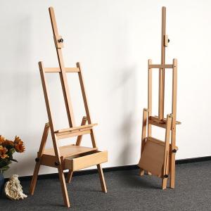 ZUOHUI | Drawer Included Easel Adjustable Stand with Tray Professional Birchwood Portable
