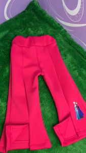 Celana Cutbray Anak Wanita Belah Tengah Model Terbaru Lucu 1-9th Motif Frozen Terlaris