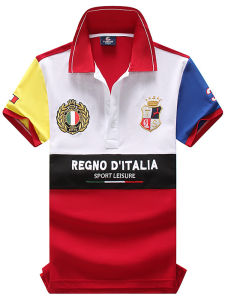 Áo Thun Polo Cotton Nguyên Chất Royal Noble Embroidery Short Sleeve Dành Cho Nam Cỡ Lớn Cổ Bẻ Thể Thao Bóng Đá Thường Ngày