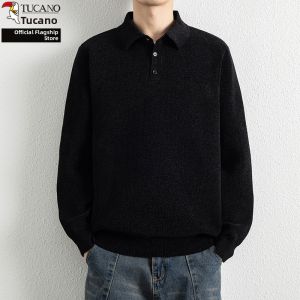 TUCANO | Spring Autumn New Mens Knit Underwear Polo Collar