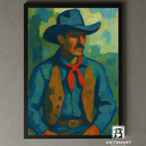 Tranh Nghệ thuật "Miền Tây Hoang Dã" VIETSMART ART - Sơn dầu 45 x 60cm