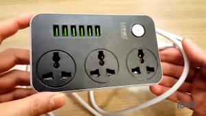 LDNIO SC3604 Power Strip 3 Universal Socket with 6 USB Output (3.4A/2m)