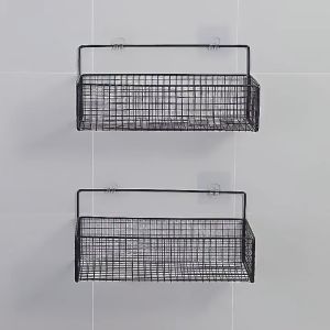 Kệ Nhà Tắm Hình Chữ Nhật Giá Treo Khăn  Kệ Sắt Dán Tường Cao Cấp Không Rỉ Siêu Chắc