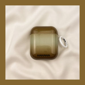 เคส Airpods4 แบบกันรอยสีไล่เฉดสีเขียวกาแฟ ไร้สาย Bluetooth รุ่น Apple pro รุ่นที่ 2 3 4 5 ปกป้อง Airpods4 แบบนิ่ม TPU