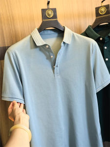 One for Each Person! Refreshing Cotton Summer Men Business Casual Cool All-Matching Lapel Polo Shirt Short Sleeve