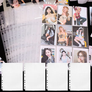 30Pages Single Side Trading Card Album Holder 9 Pocket Clear Pokemon Gaming Card Baseball Card Kpop Idol Albums Display