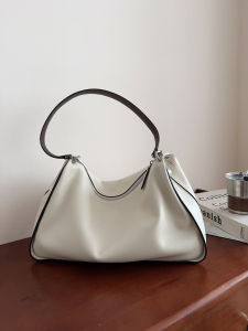 Top Layer Cowhide Hobo Bag Womens Commuter Bag Large Capacity Crossbody Bag Underarm Bag Stylish European Fashion