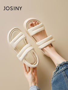 Josiny | Comfortable Black Summer Sandals